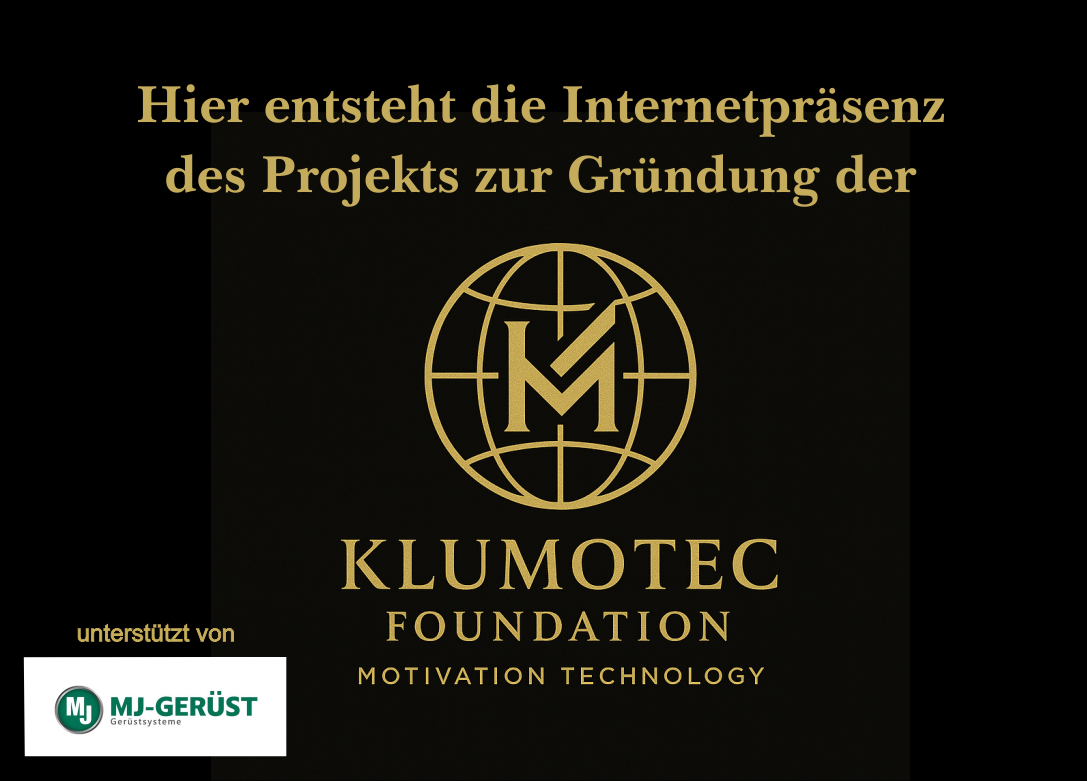 Hier entsteht die Internetpräsenz der geplanten Stiftung